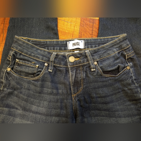 PAIGE Kylie Crop Blue Jeans Women's Size 25 - Picture 2 of 6